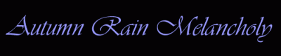 logo Autumn Rain Melancholy